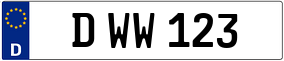 Truck License Plate